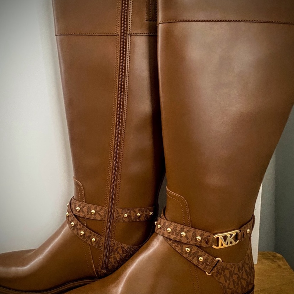 Michael Kors Brown Over the Knee Boots